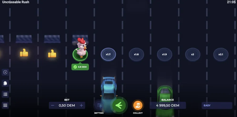 Uncrossable Rush